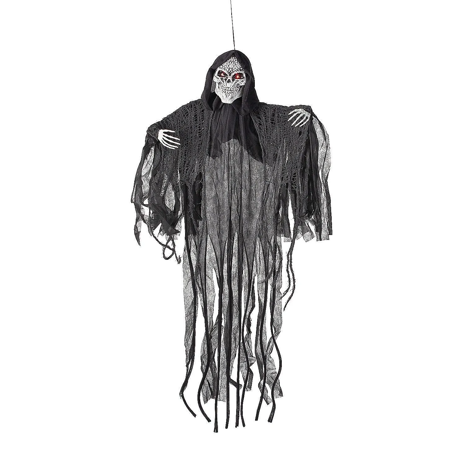 4FT Animated & Light-Up Skeletal Reaper Hanging