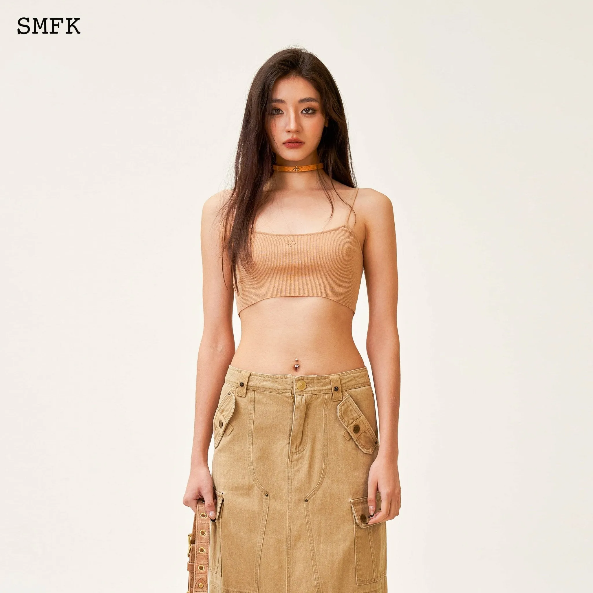 Ancient Myth Tarpan Workwear Long Skirt Wheat