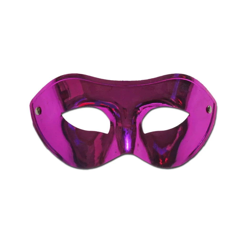 Basic Shiny Pink Masquerade Mask