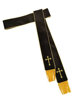 Black & Gold Band Cincture