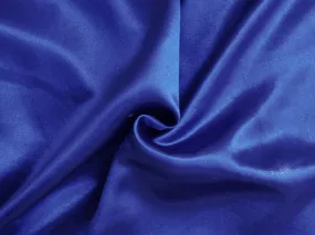 Blue Plain Moss Satin Fabric