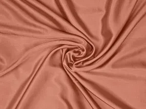 Copper Brown Plain Dyed Modal Satin Fabric (Wholesale)