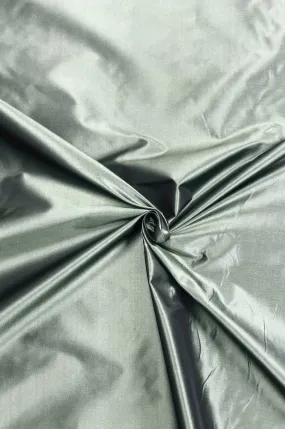 Deep Lichen Green Taffeta Silk Fabric