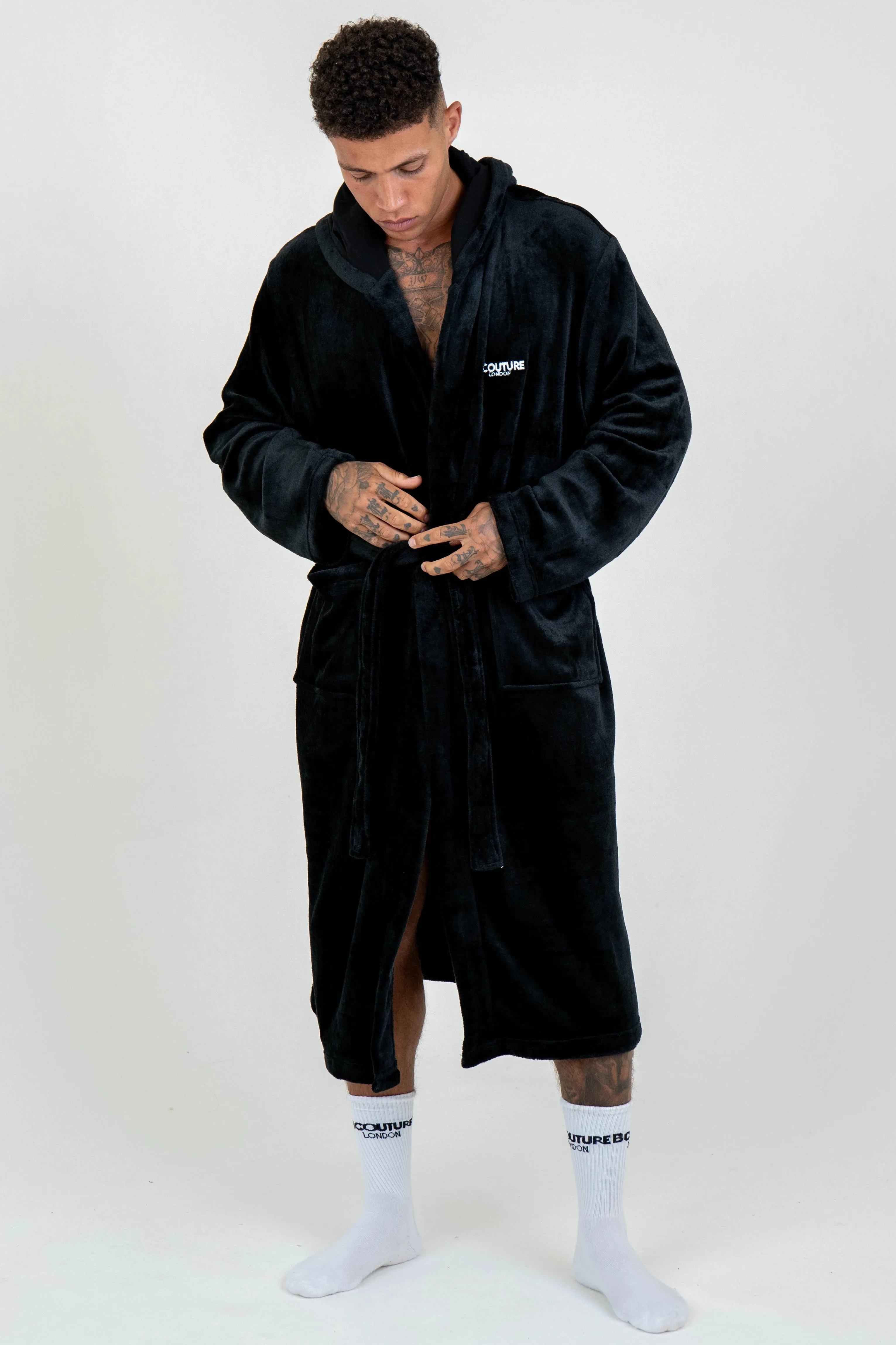 Earnshaw Dressing Gown - Black