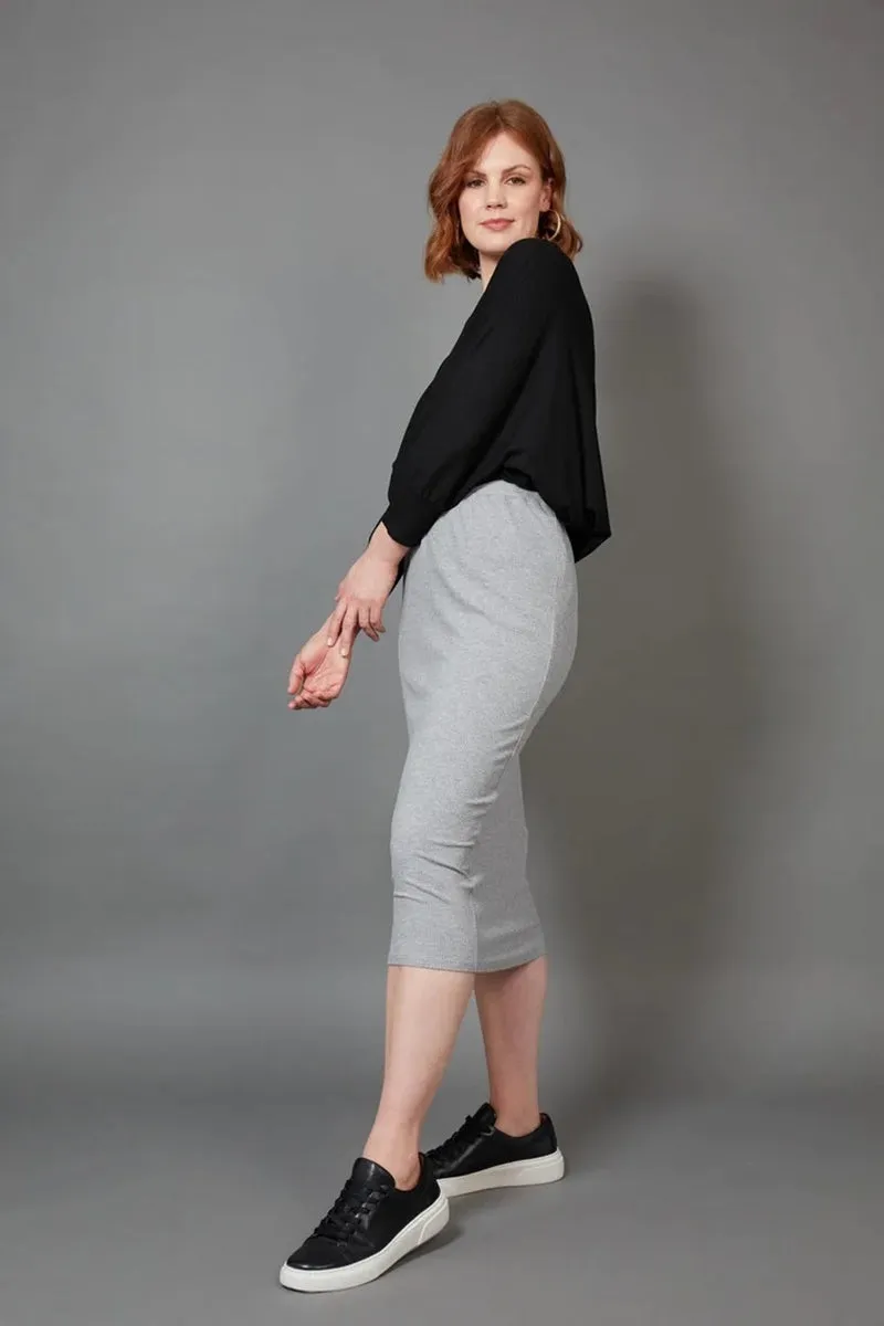 Eb & Ive - Studio Jersey Skirt - Gray