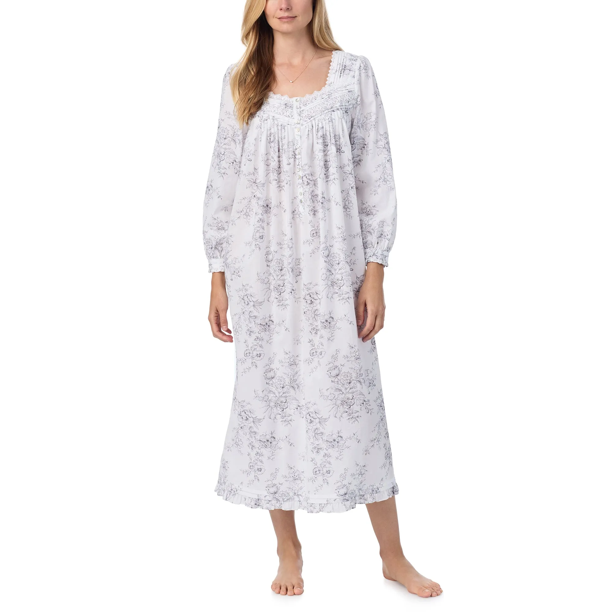 Eileen West 50" High Neck Button Front Robe