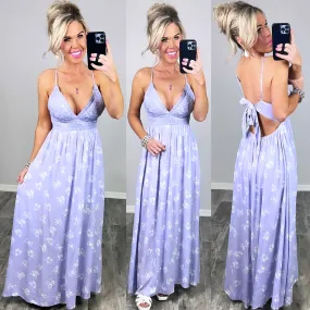 Feeling Romantic Maxi Dress - Lavender