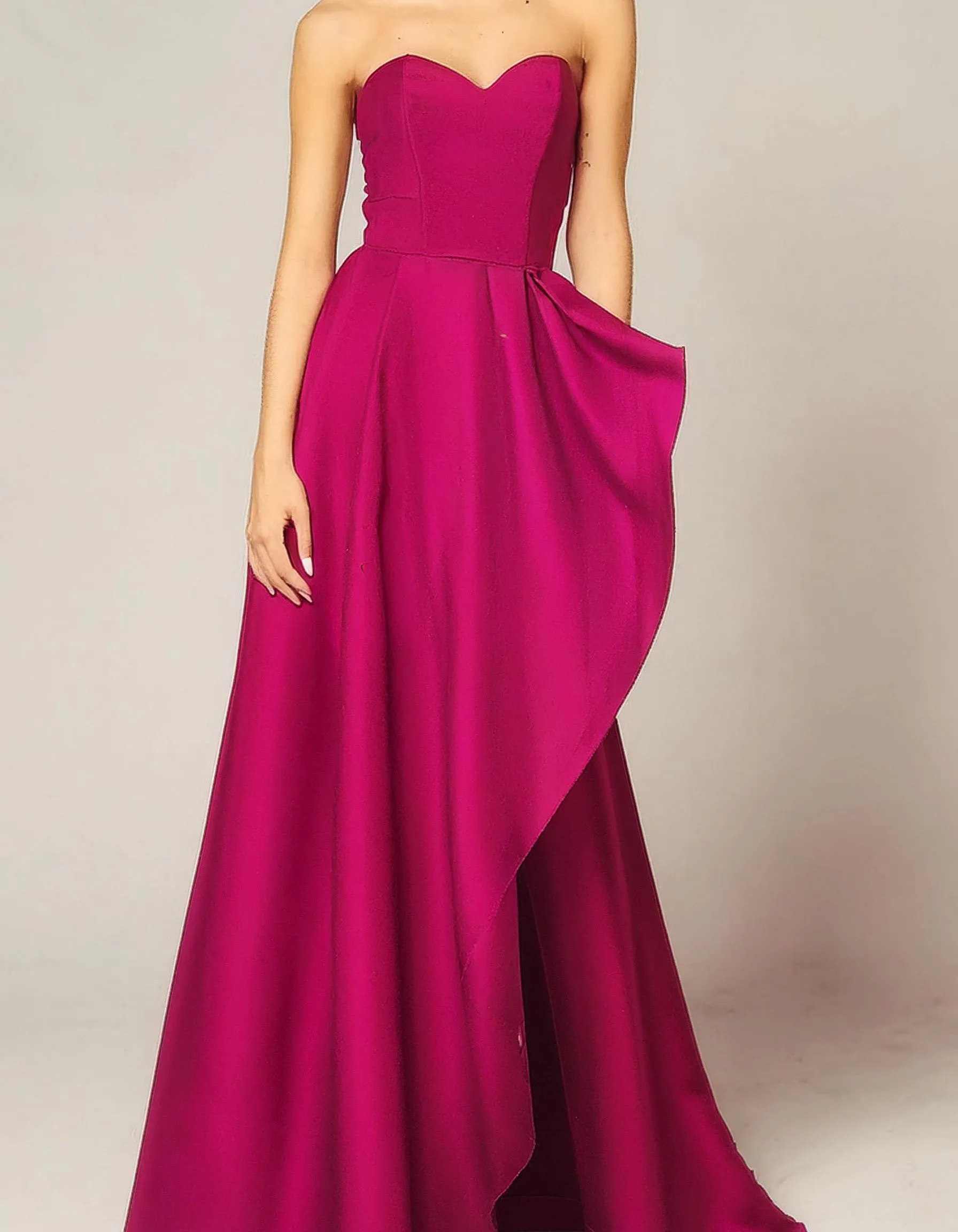 Fuchsia Passion Evening Gown