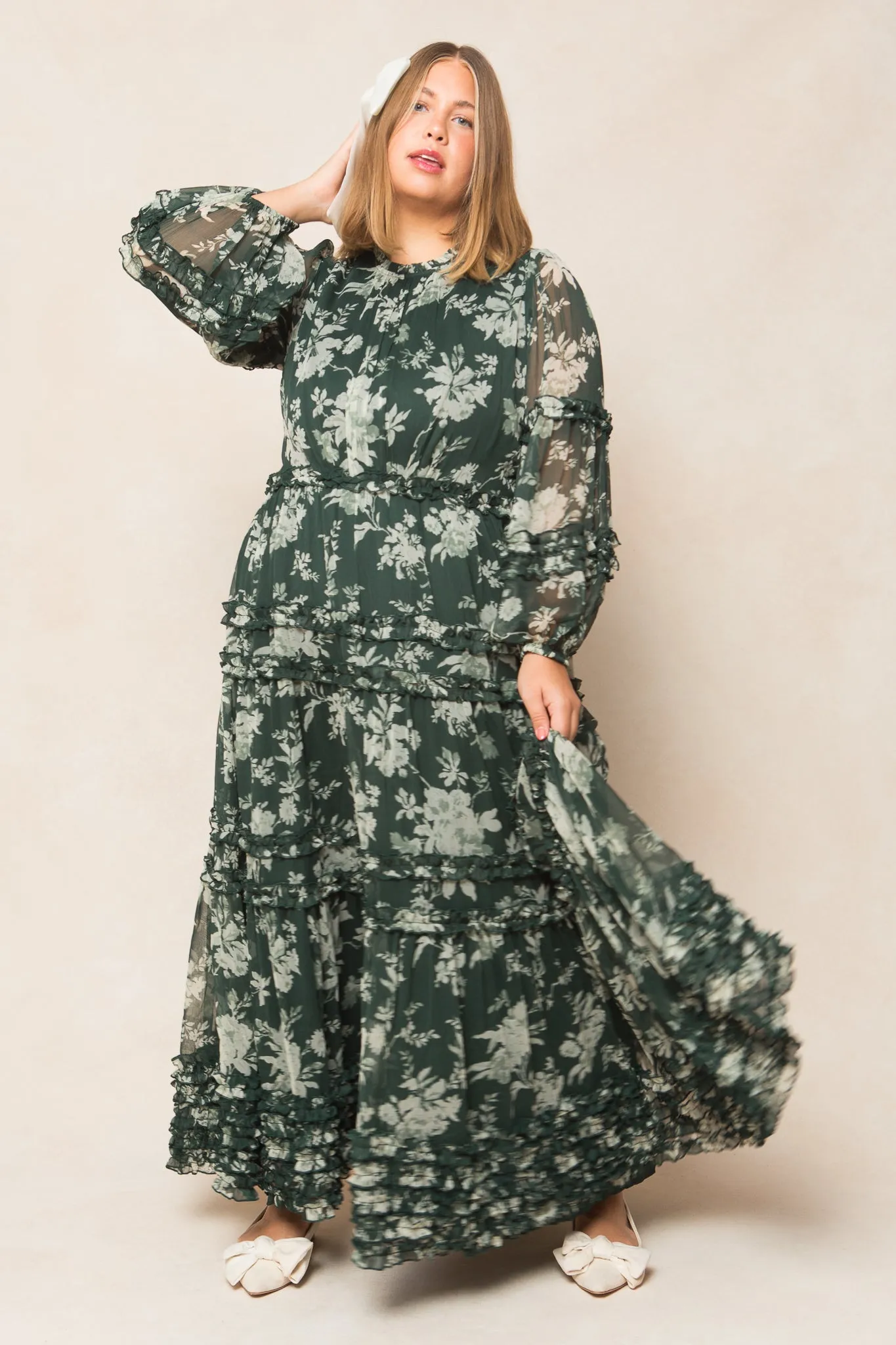 Geneva Dress in Forest Green - FINAL SALE