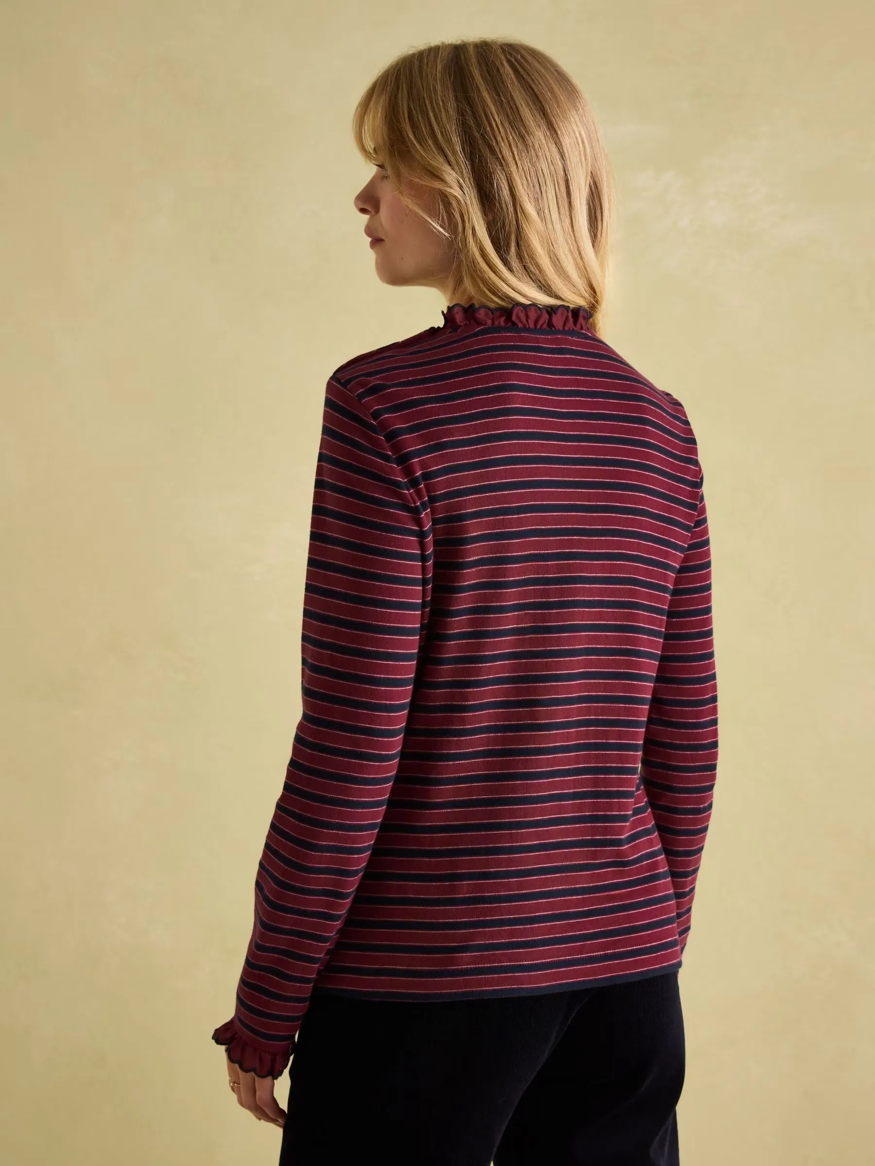 Joules Grace Long Sleeve Jersey Top