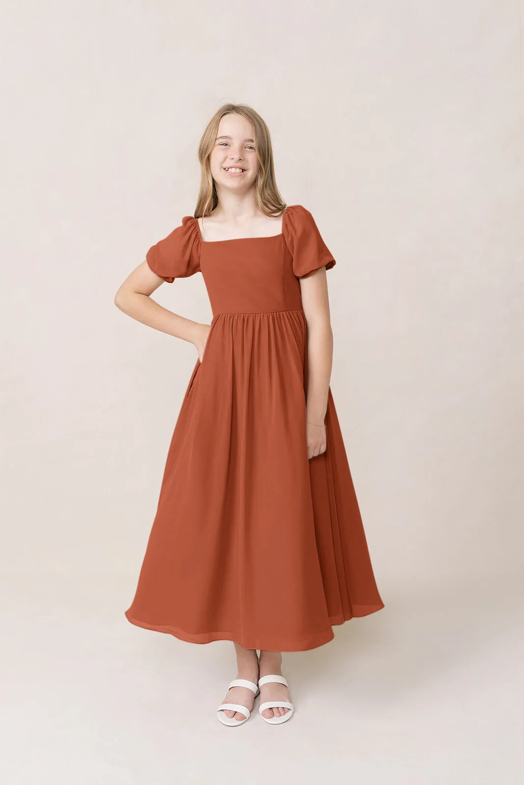 Juniors Maeve Chiffon Dress | Made To Order