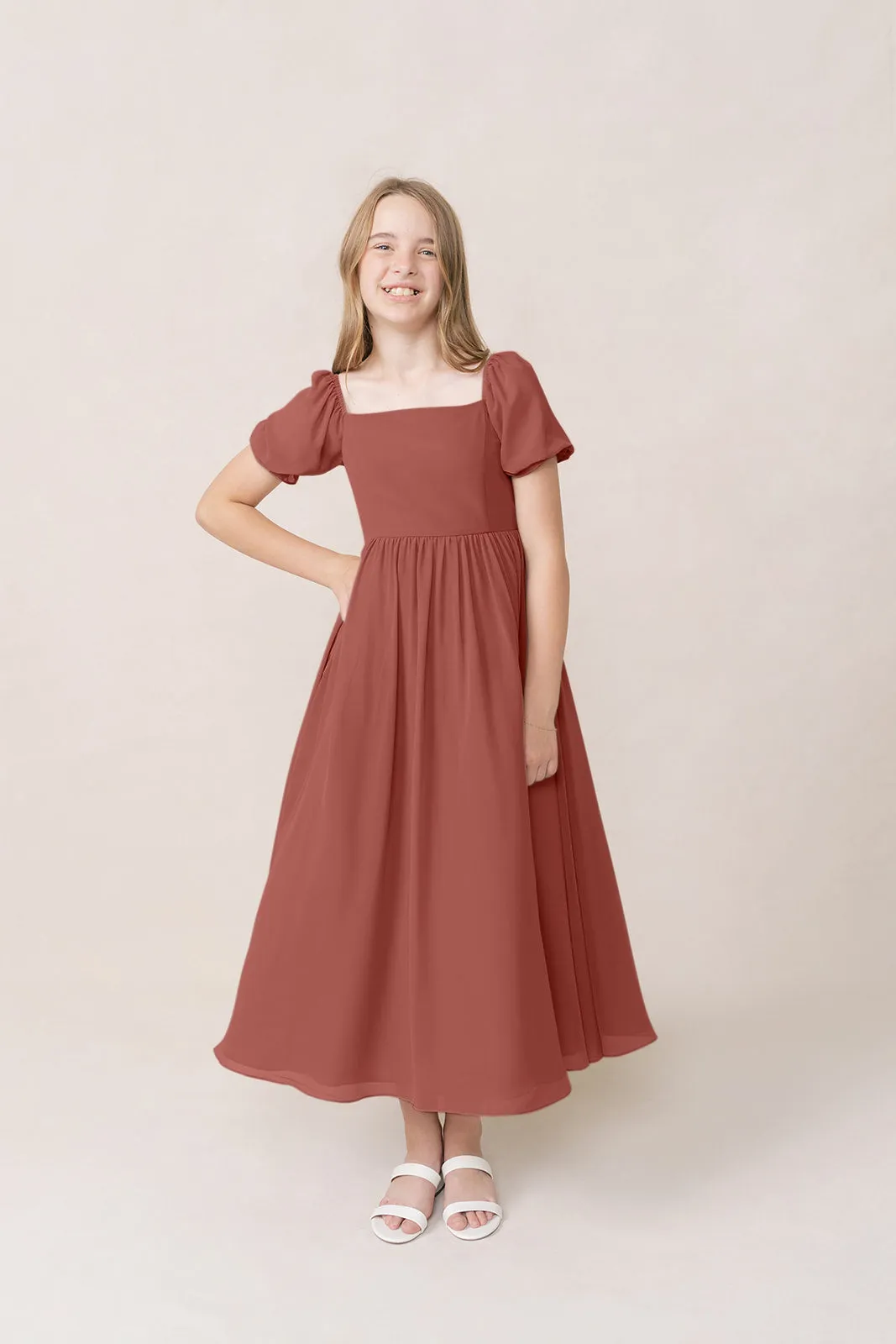 Juniors Maeve Chiffon Dress | Made To Order