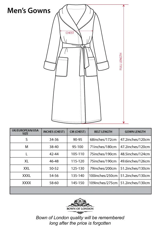 Men's Robe - Earl Claret