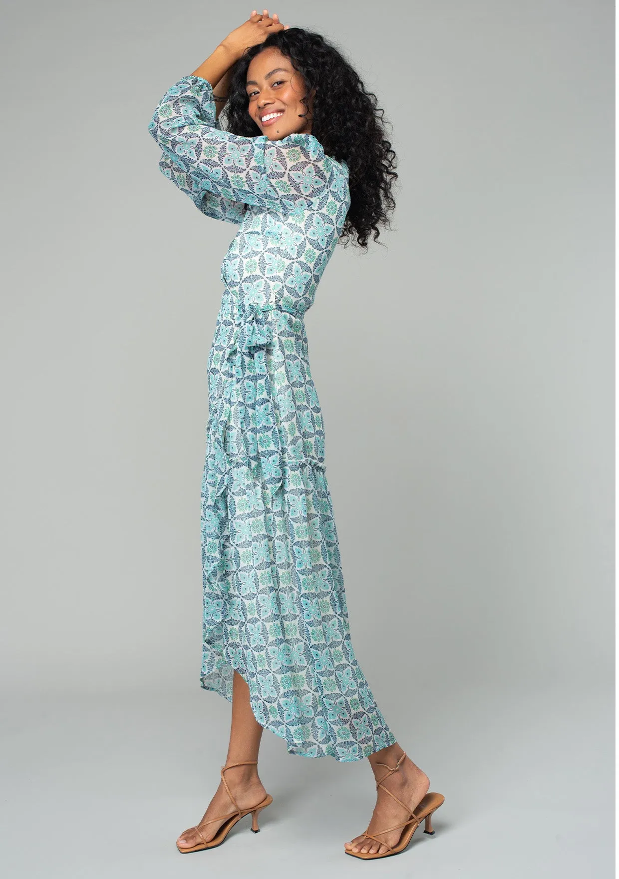 Rio Maxi Wrap Dress