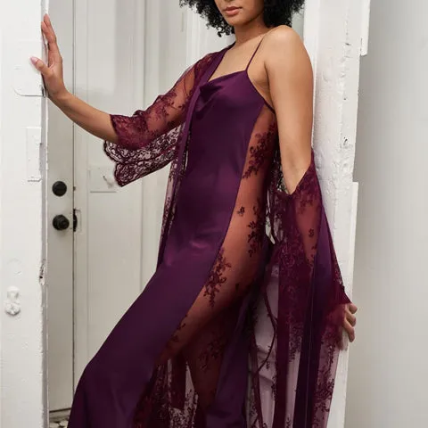 Rya Darling Gown Aubergine