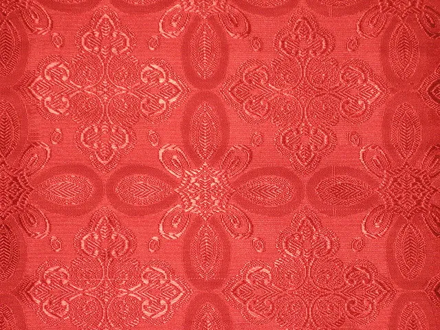 Silk Brocade Vestment Fabric Pretty Red colorBRO81[5]