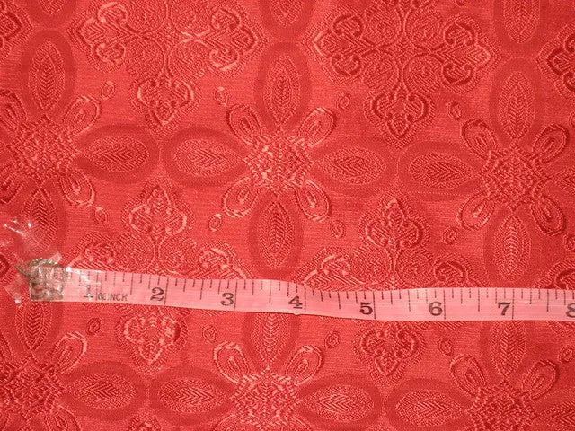 Silk Brocade Vestment Fabric Pretty Red colorBRO81[5]