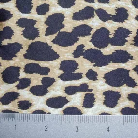 Silk Charmeuse Cheetah Print