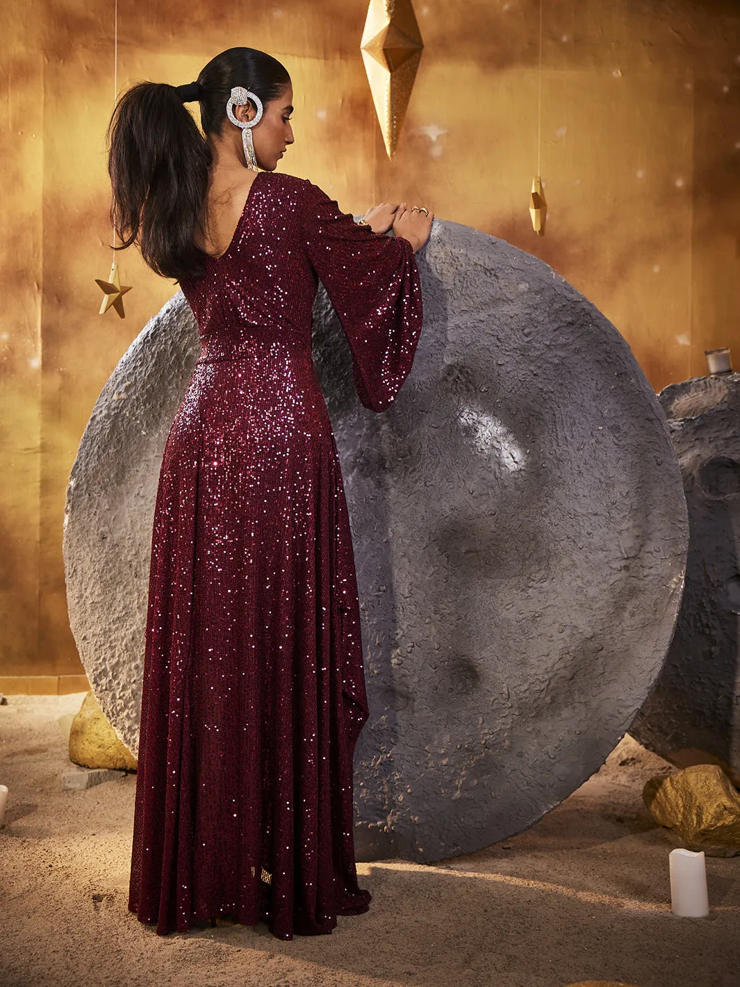 Stellar Sequin Gown