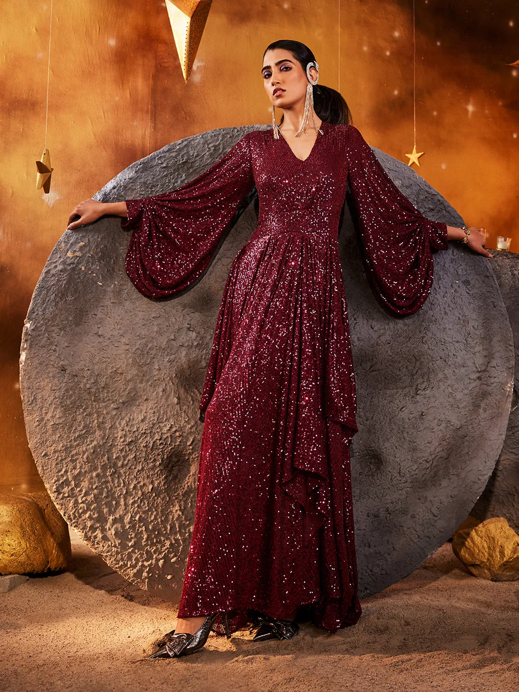 Stellar Sequin Gown