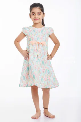 Vibrant Cotton Frock for Girls - Perfect Summer Wear