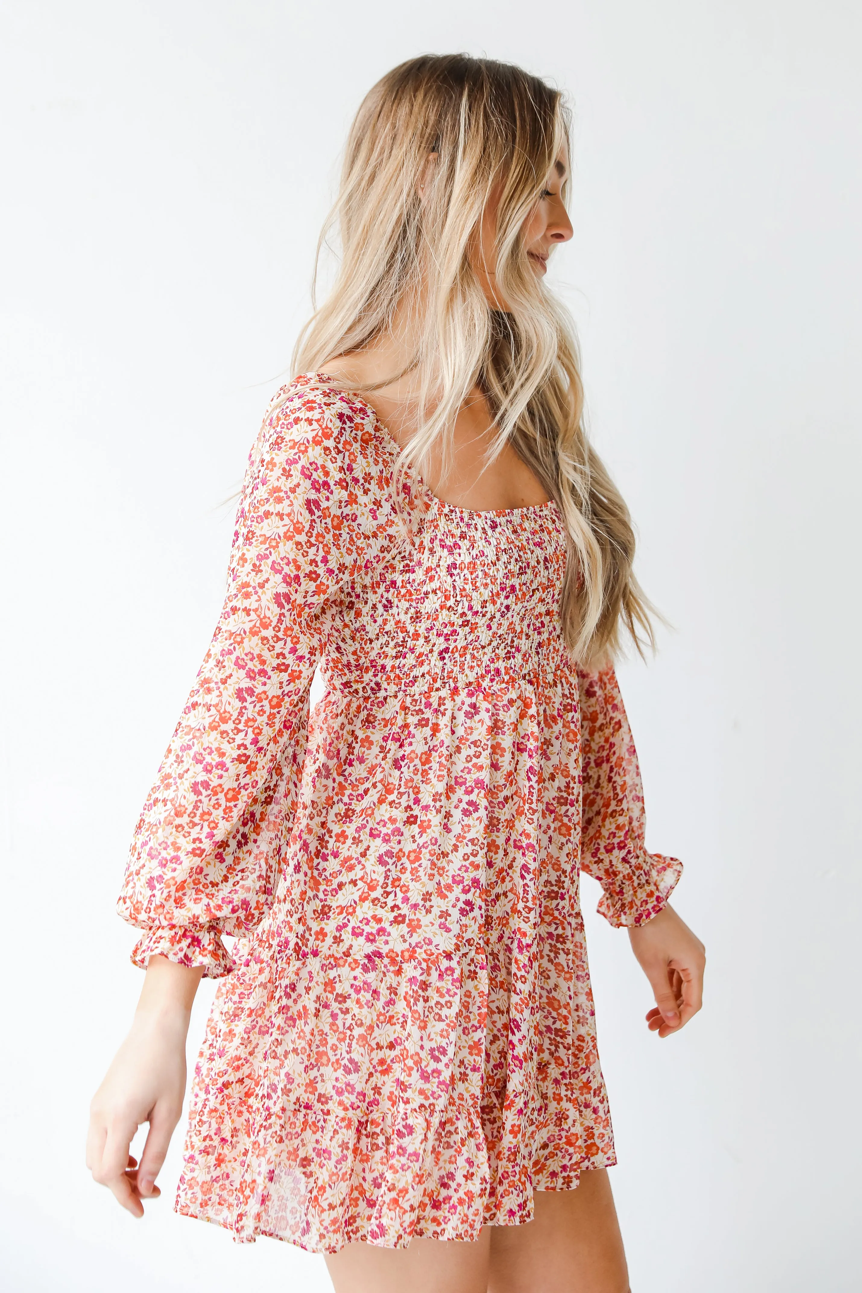 View From The Meadow Floral Mini Dress