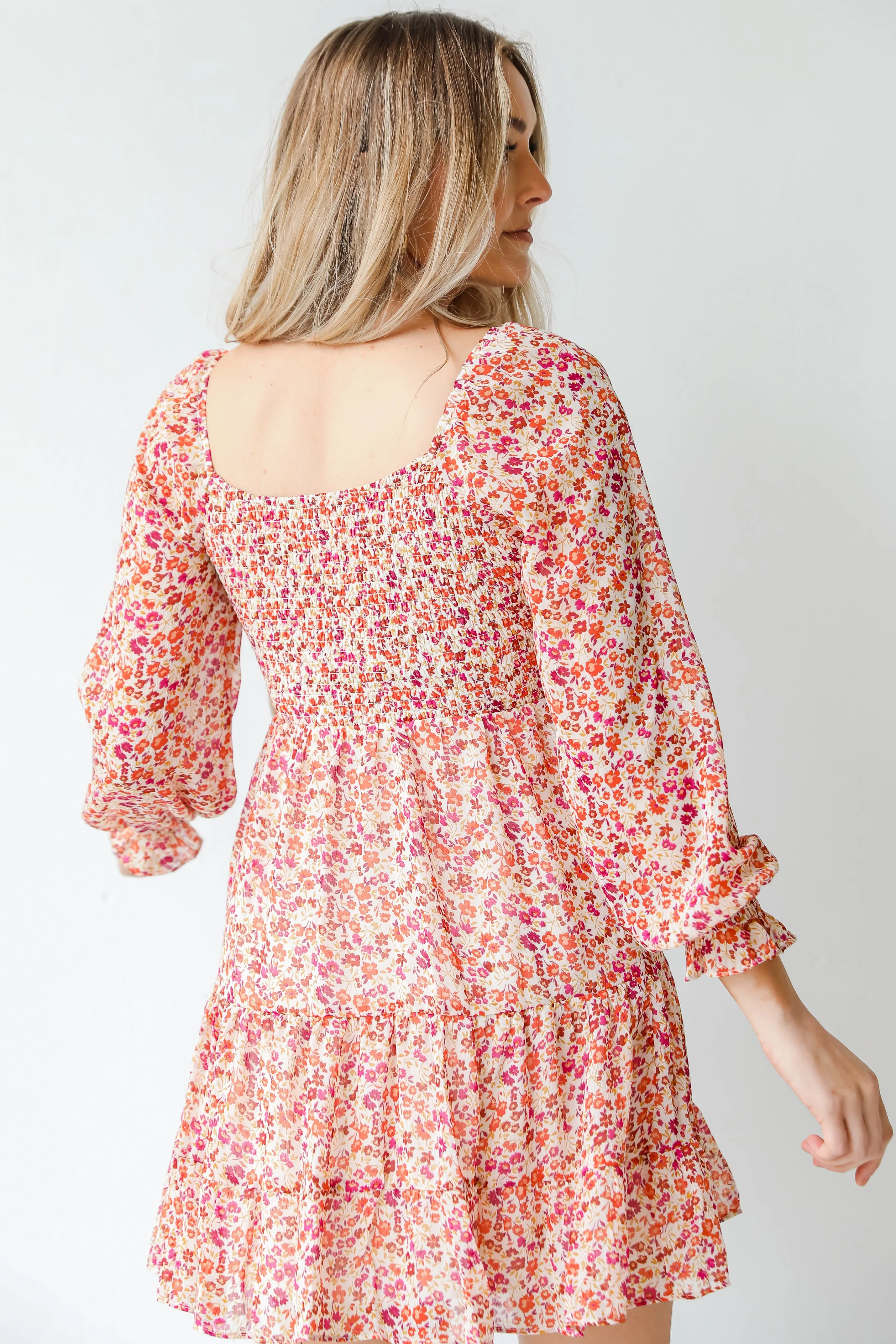 View From The Meadow Floral Mini Dress