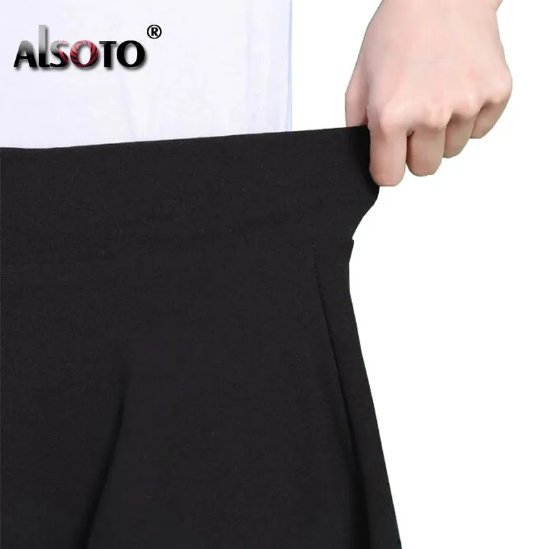 Women Skirt High Waist Mid-Pleated Korean Version