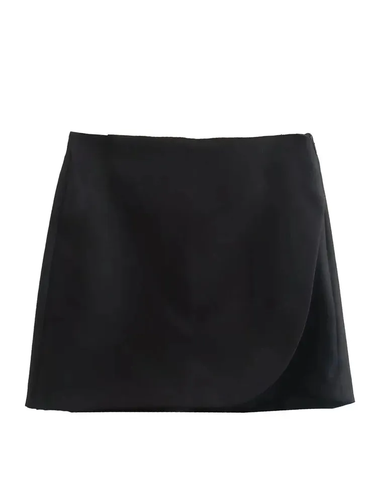 Women's Asymmetrical Fashion Designer Split Mini Skirts (Short)