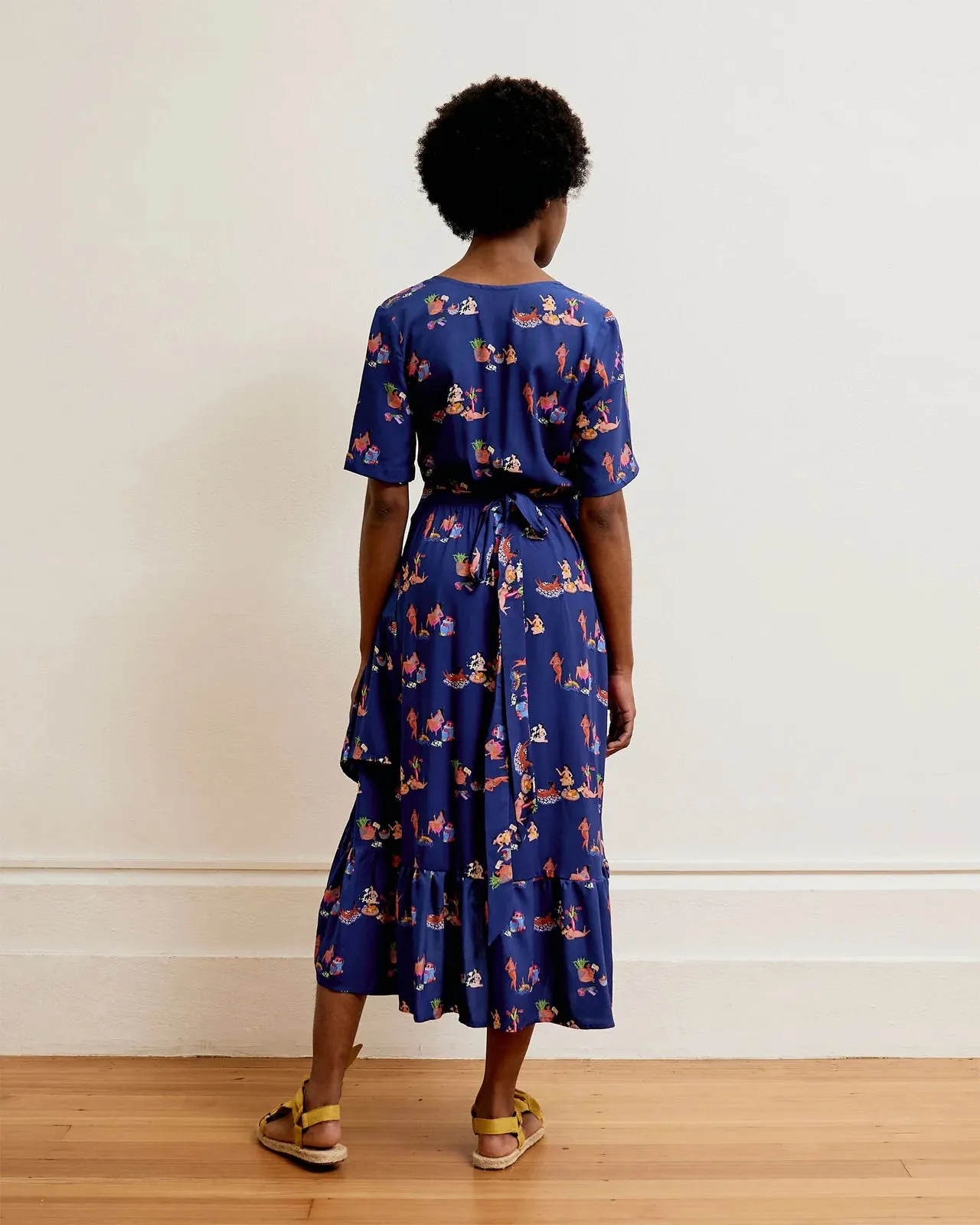 Wrap Dress | Navy Ladies x Amy-Lee